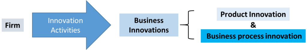 Innovation activities encompass the dynamic processes of introducing novel ideas, methods, and products to drive organizational progress. Business process innovation involves redefining internal workflows and operations to enhance efficiency and effectiveness. On the other hand, product innovation focuses on developing or improving offerings to meet market demands and stay competitive. Successful organizations often engage in a balanced combination of business process and product innovation to foster growth and adapt to a changing business landscape.