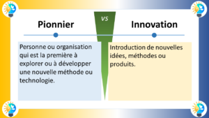 L'image est un diagramme qui compare la vision et la mission. Vision La vision est une déclaration qui décrit l'état futur souhaité d'une organisation ou d'un individu. Elle définit ce que l'organisation ou l'individu aspire à réaliser à long terme. Une vision est généralement inspirante et motivante, et elle donne un sens à l'orientation de l'organisation ou de l'individu. Mission La mission est une déclaration qui décrit les objectifs et les activités quotidiens d'une organisation. Elle définit ce que l'organisation fait pour atteindre sa vision. Une mission est généralement plus concrète et spécifique qu'une vision, et elle fournit un cadre pour les décisions et les actions quotidiennes de l'organisation. Le diagramme montre les différences clés entre la vision et la mission en termes de : Portée : La vision est plus large et plus ambitieuse que la mission. Elle décrit l'état futur souhaité, tandis que la mission décrit les objectifs et les activités quotidiens. Spécificité : La vision est généralement plus vague et inspirante que la mission. Elle donne un sens à l'orientation de l'organisation ou de l'individu, tandis que la mission fournit un cadre concret pour les décisions et les actions quotidiennes. Horizon temporel : La vision est généralement à long terme, tandis que la mission est généralement à court terme.